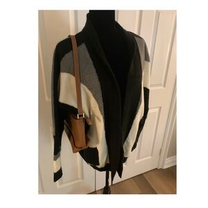 Black and white cardigan